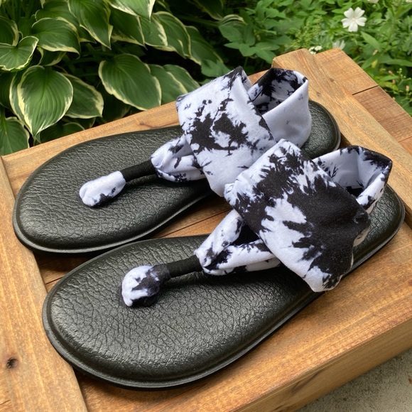 Sanuk tie dye sandals yoga mat sling size 7 - Picture 2 of 11